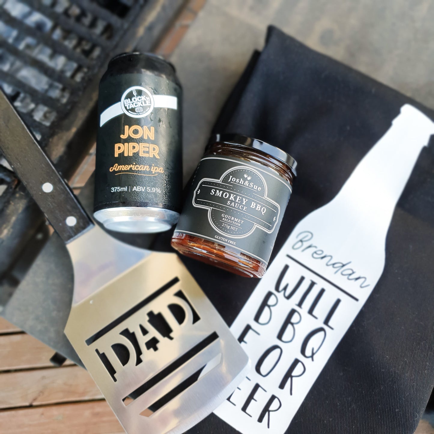 DAD BBQ Spatula with Bottle Opener